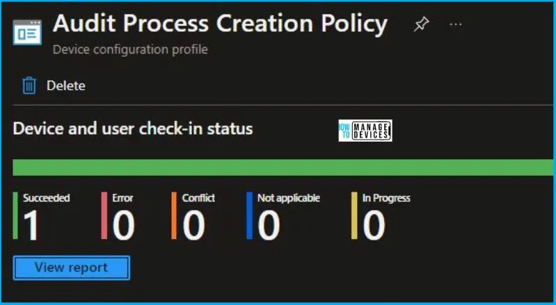 Audit Process Creation Policy Using Intune Fig.9