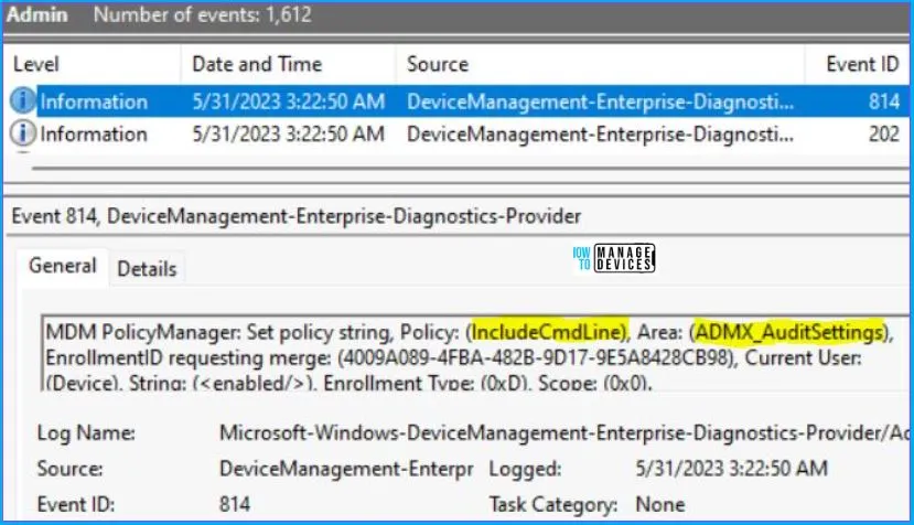 Audit Process Creation Policy Using Intune Fig.10