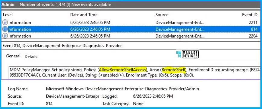 Allow Remote Shell Access Policy Using Intune Fig.10
