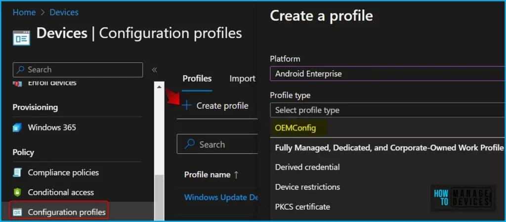 Intune Supports Zebra OEMConfig App for Android Enterprise 11+ Devices Fig.1