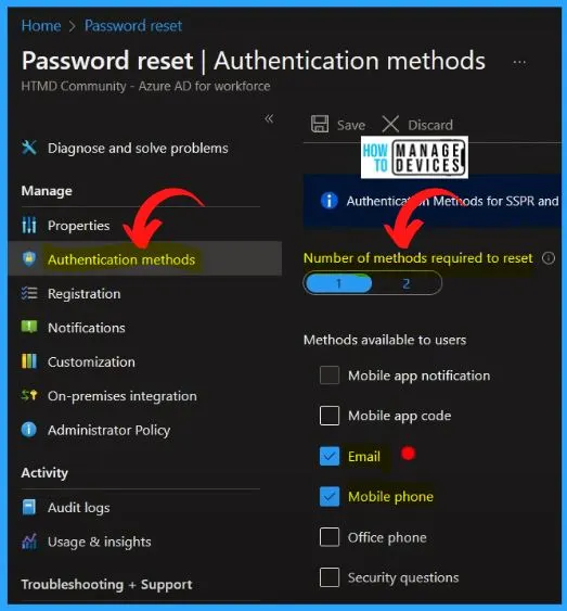 Azure AD SSPR Self Service Password Reset Guide - fig.5