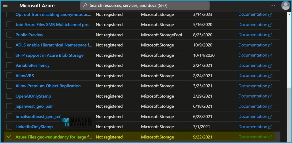 Azure Files Geo Redundancy for Standard Large File Shares Fig.3