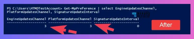 Results from Windows Client Side