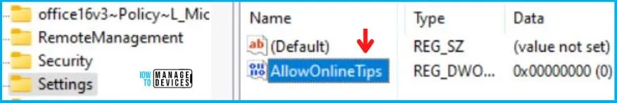 Disallow Online Tips Policy Using Intune Fig.11