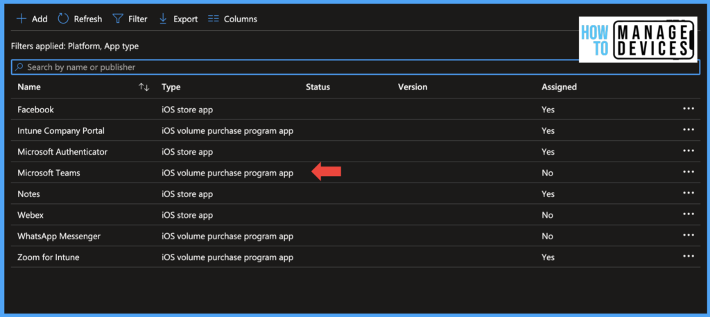 Easy way to Deploy Apps to iOS Devices through VPP using Intune Fig: 10