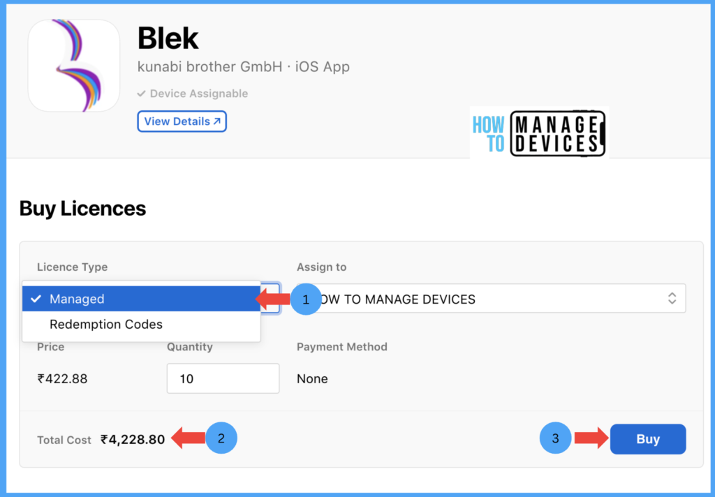 Easy way to Deploy Apps to iOS Devices through VPP using Intune Fig: 7