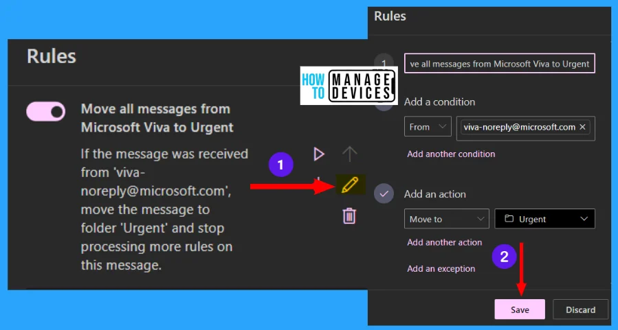 HTMD Newsletter from 26th to 30th June 2023 6 How to Create Rules in Outlook 365 26th to 30th June 2023 Fig. 5