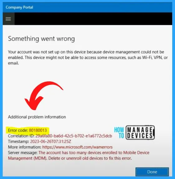 FIX Intune Error 0x80180013 - fig.6
