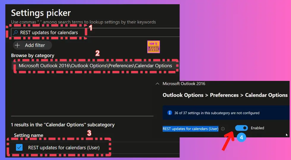 FIX Outlook App Hangs Issue after June Patch using Intune Fig. 3.1