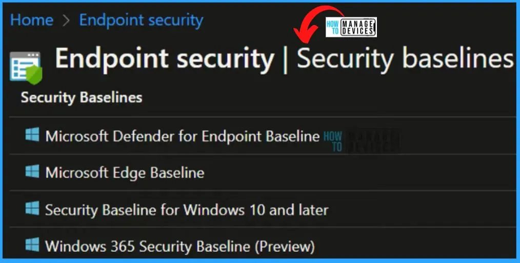 Intune Security Policy Configuration Options - fig.4