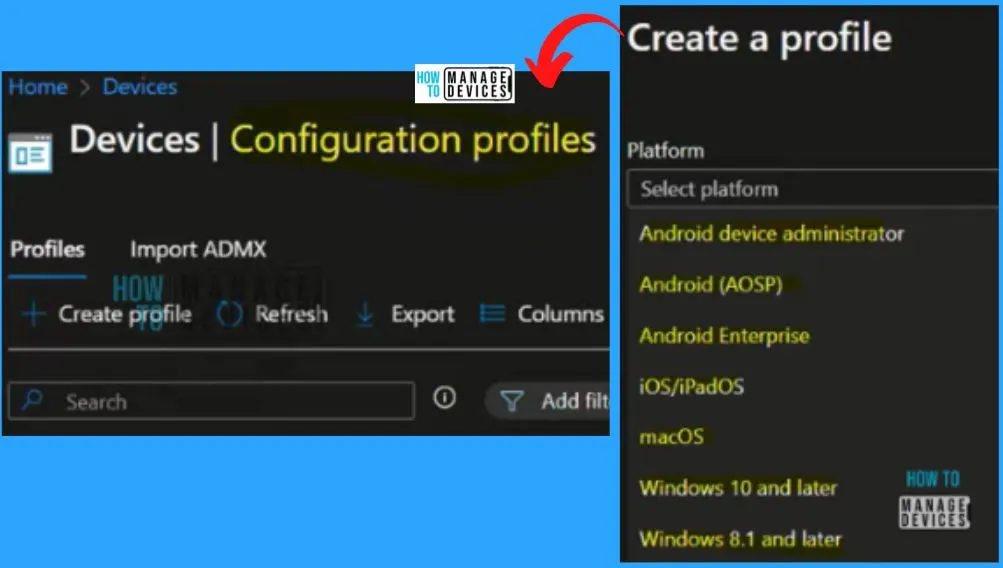 Intune Security Policy Configuration Options - fig.3