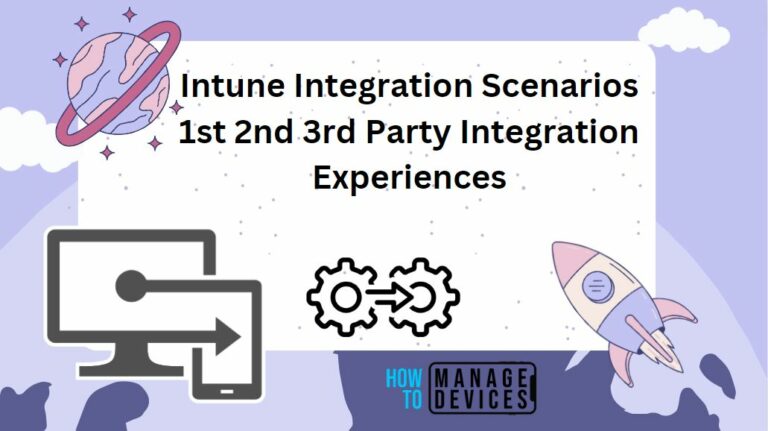 Intune Integration Scenarios 1st 2nd 3rd Party Integration Experiences 2