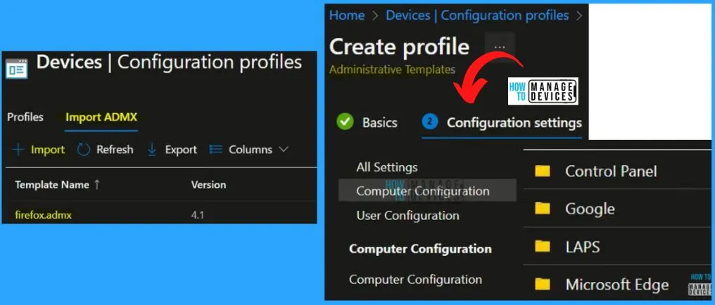 Intune Security Policy Configuration Options - fig.6