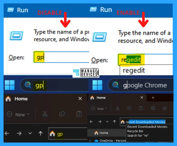 Enable Disable Inline AutoComplete Feature in Windows - Fig. 2