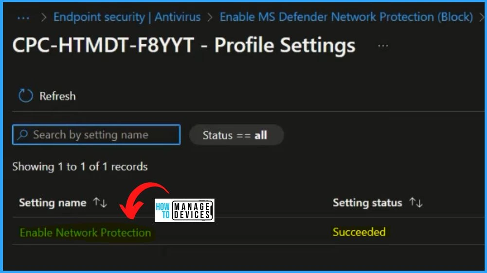 MDE Network Protection Policy Deployment using Intune - fig.11