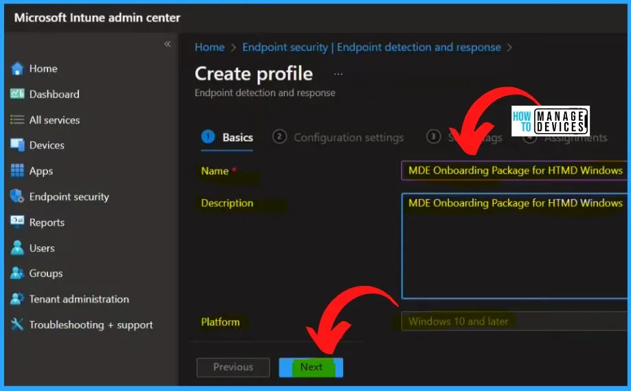 Microsoft Defender for Endpoint Onboarding Process using Intune - fig.4