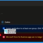 Microsoft Store for Business Apps will be Deleted Soon 3
