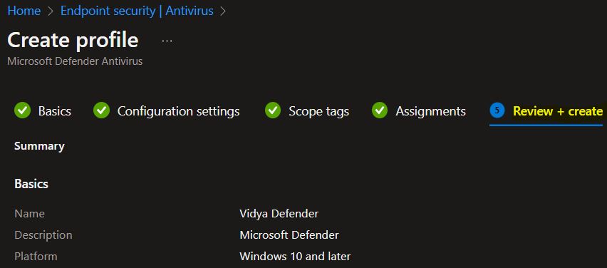 Latest Microsoft Defender Antivirus Configuration Policy Settings in Intune - fig.9