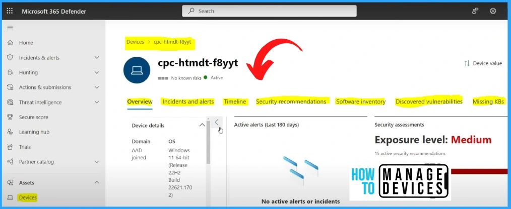 Microsoft Defender for Endpoint Portal Walkthrough - fig.3