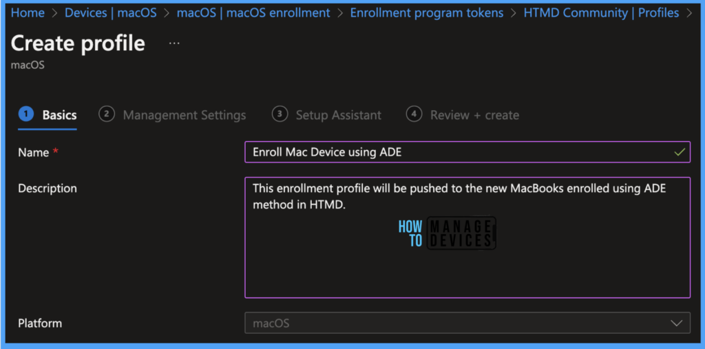 Types of MacOS Enrolment Methods in Microsoft Intune Fig. 8