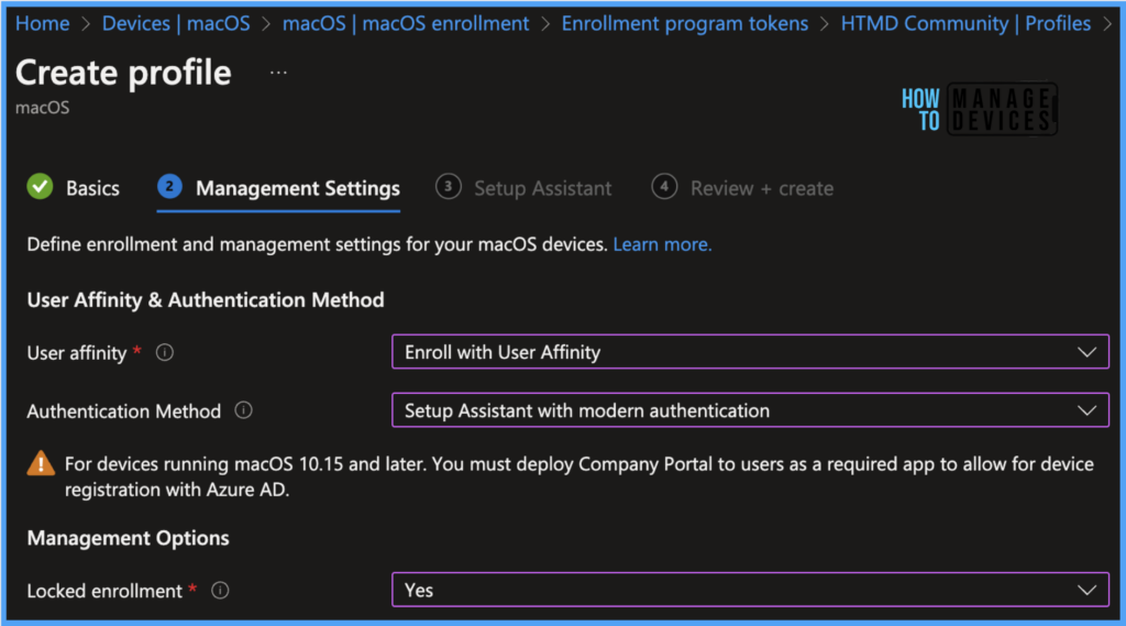 Types of MacOS Enrolment Methods in Microsoft Intune Fig. 9