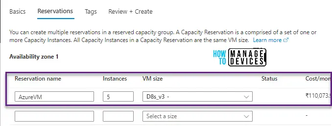 Best way to use Azure Capacity Reservation to Reduce the Azure Cost Fig. 5