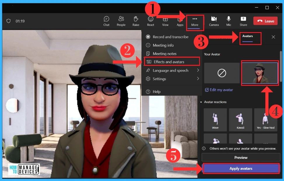 Create 3D Avatar in Microsoft Teams Meeting | Best Guide - fig.29