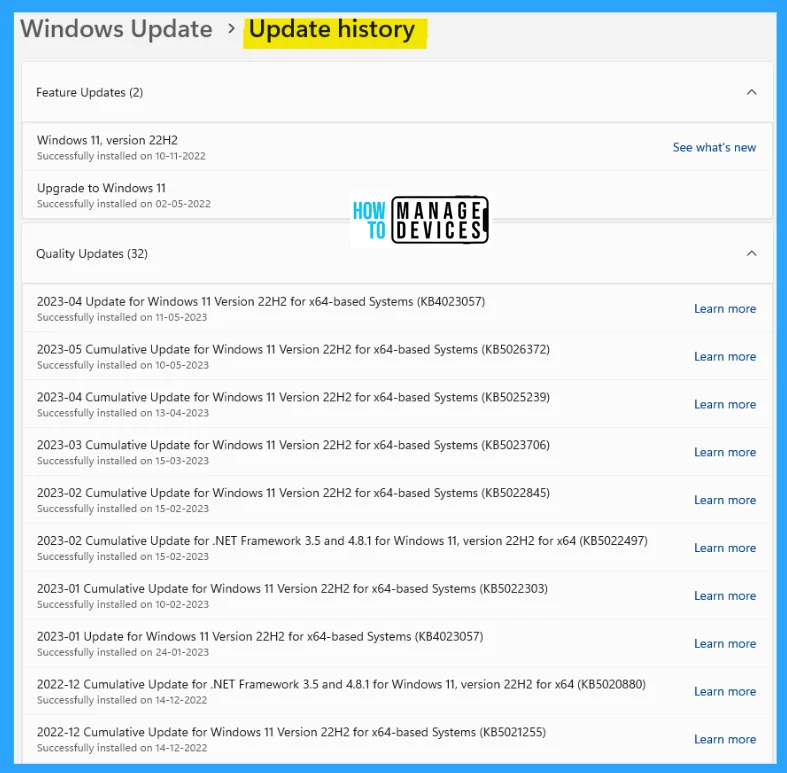 Options to Turn On or Off Get ME Up To Date Feature in Windows Updates - Fig. 5