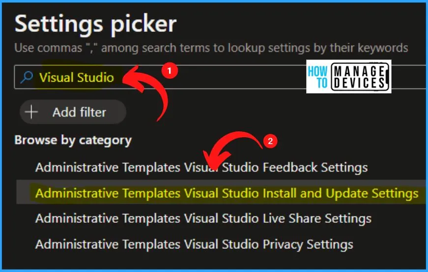 Configure Visual Studio Install and Update Settings using Intune - fig.4