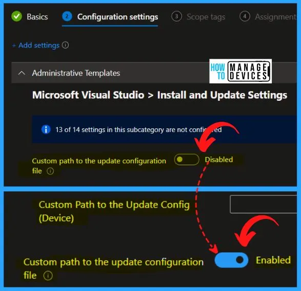 Enable Disable Visual Studio ADMX Settings using Intune - fig.6