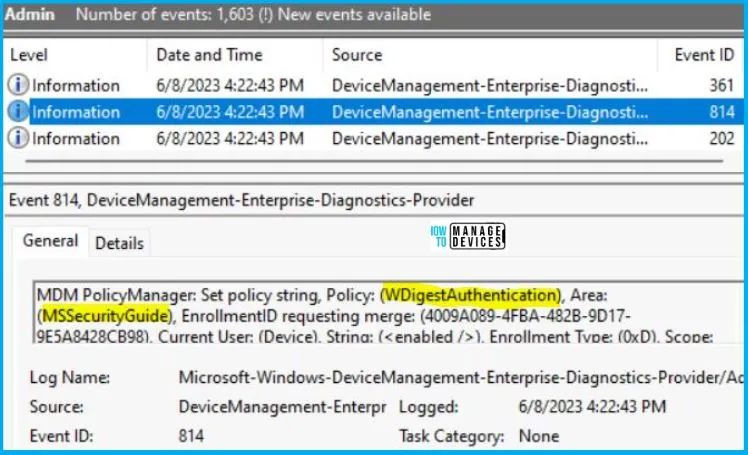 WDigest Authentication Policy Using Intune Fig.10