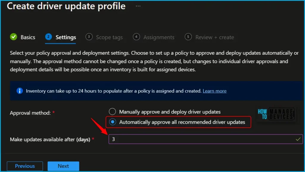 Manage Windows Driver Firmware Updates from Intune Policy Fig.4