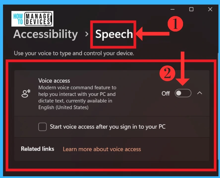 New Voice Access for Windows 11 | Best Guide - Fig.3