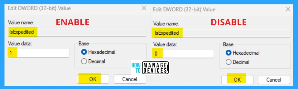 Options to Turn On or Off Get ME Up To Date Feature in Windows Updates - Fig. 11