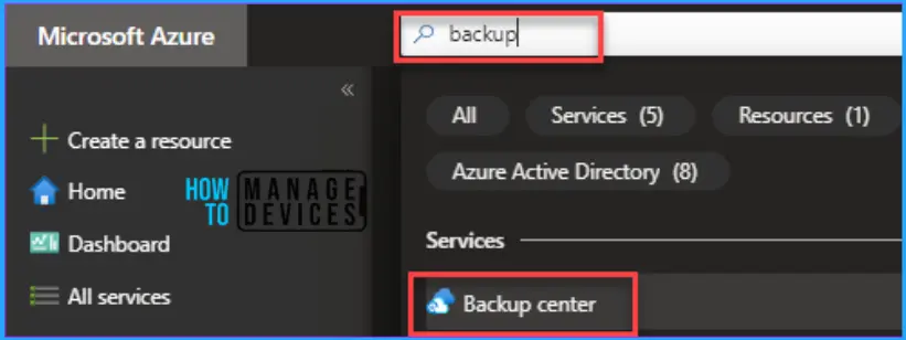 What is Azure Backup Center Fig. 4