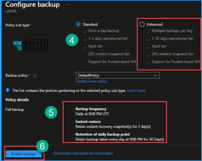 What is Azure Backup Center Fig. 7