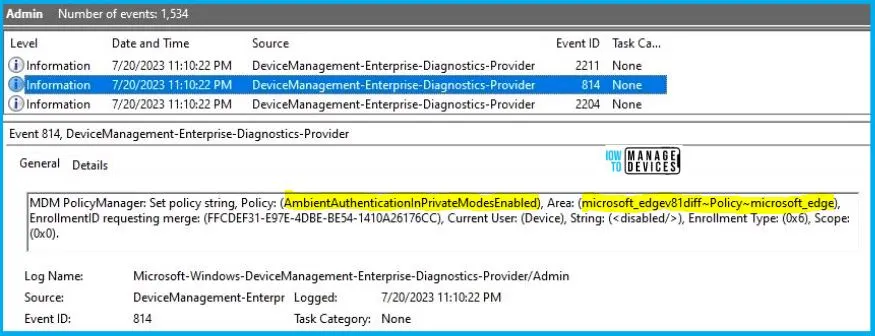 Ambient Authentication for InPrivate and Guest Profiles Policy Using Intune Fig.9