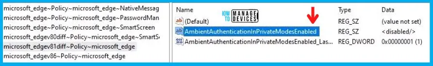 Ambient Authentication for InPrivate and Guest Profiles Policy Using Intune Fig.10