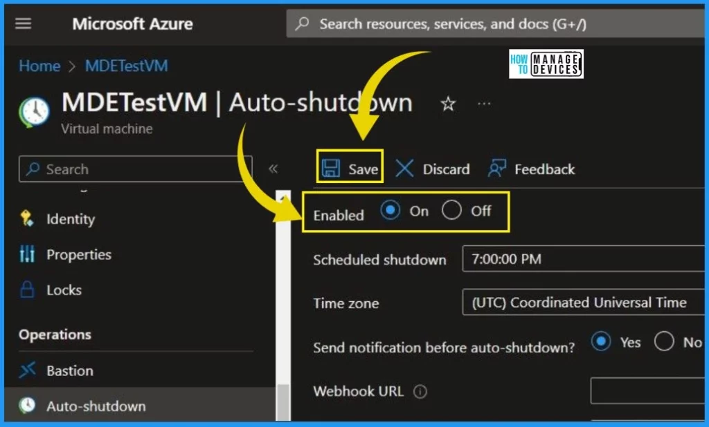 Postpone Auto Shutdown of Azure VM using Email Notification - fig.2