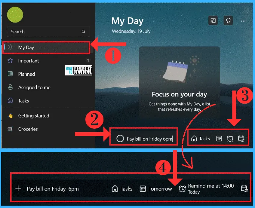 Detailed Overview of Microsoft To Do Application- Fig. 4