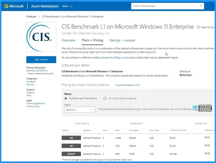 CIS Benchmark L1 Hardened Windows 11 Windows 10 Base Images Available - fig.3 - Creds to MS