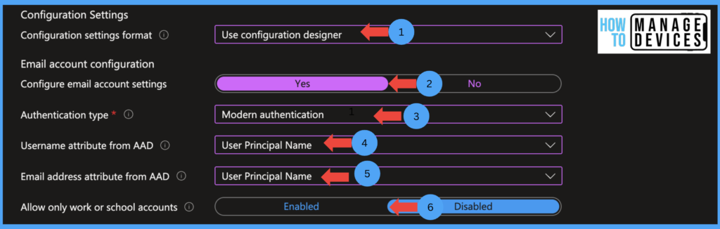 Best Guide to Configure Email Settings for Android Devices in Intune Fig. 5