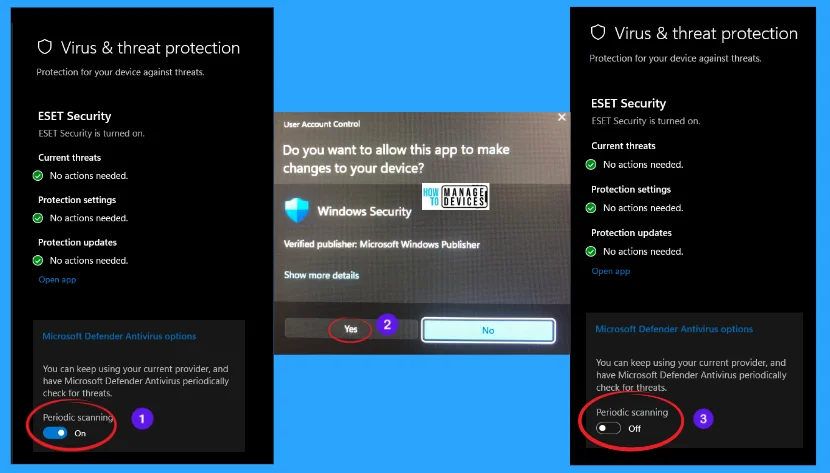 HTMD Newsletter from 24th to 28th July 2023 6 Microsoft Defender Antivirus Periodic Scanning in Windows 11 24th to 28th July 2023 Fig. 5