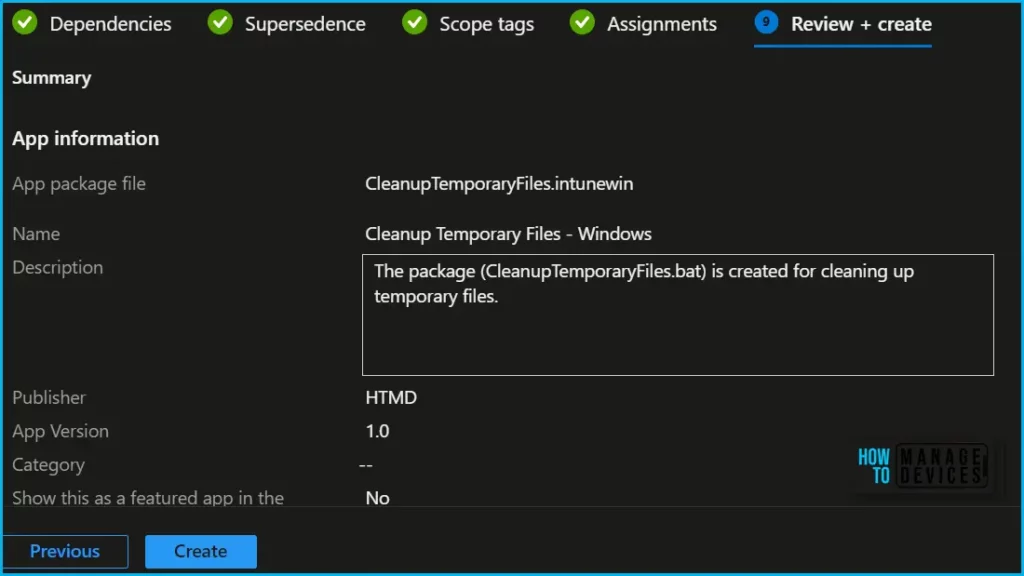 Deploy Batch File using Intune Fig.9