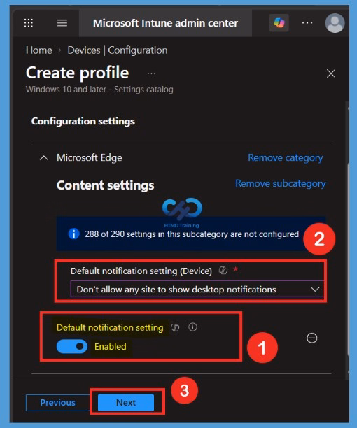 Disable Browser Notifications to Reduce Distractions by using Microsoft Intune 7 Disable Browser Notifications to Reduce Distractions by using Microsoft Intune - Fig.7