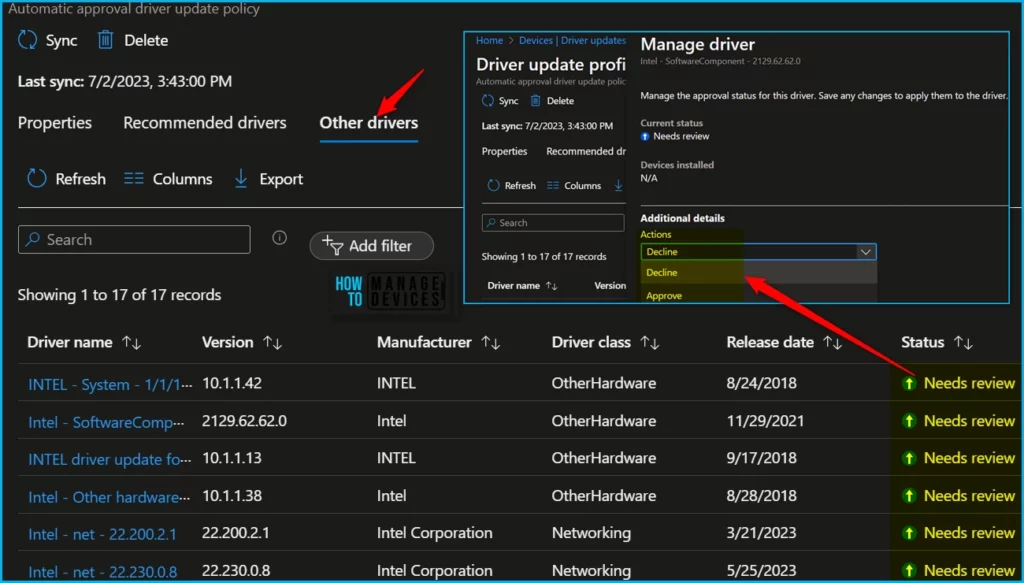 Manage Windows Driver Firmware Updates from Intune Policy Fig.10