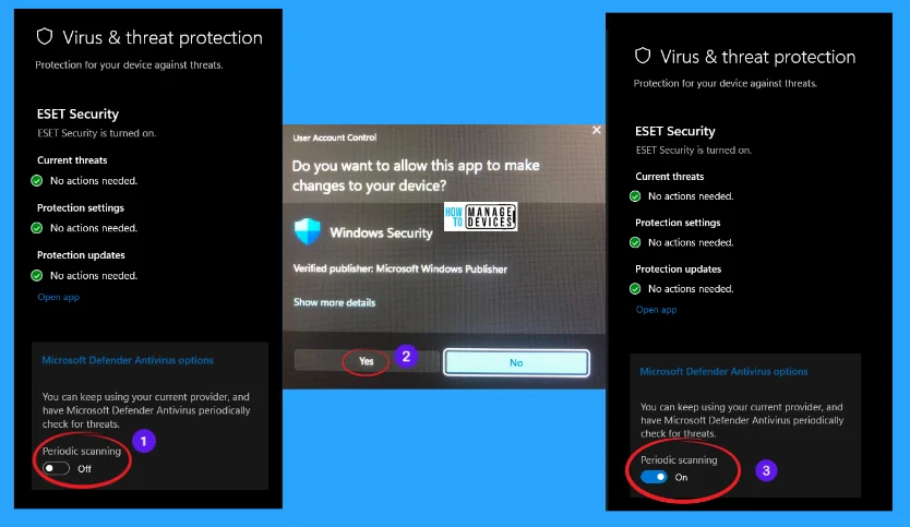 Microsoft Defender Antivirus Periodic Scanning in Windows 11 - Fig. 6
