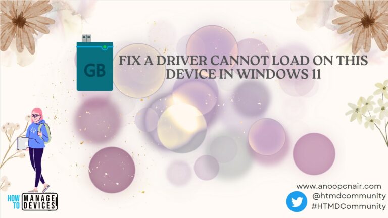 FIX A Driver Cannot Load on this Device in Windows 11 4 FIX A Driver Cannot Load on this Device in Windows 11
