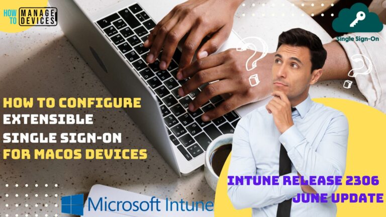 Configure Extensible Single Sign on for macOS