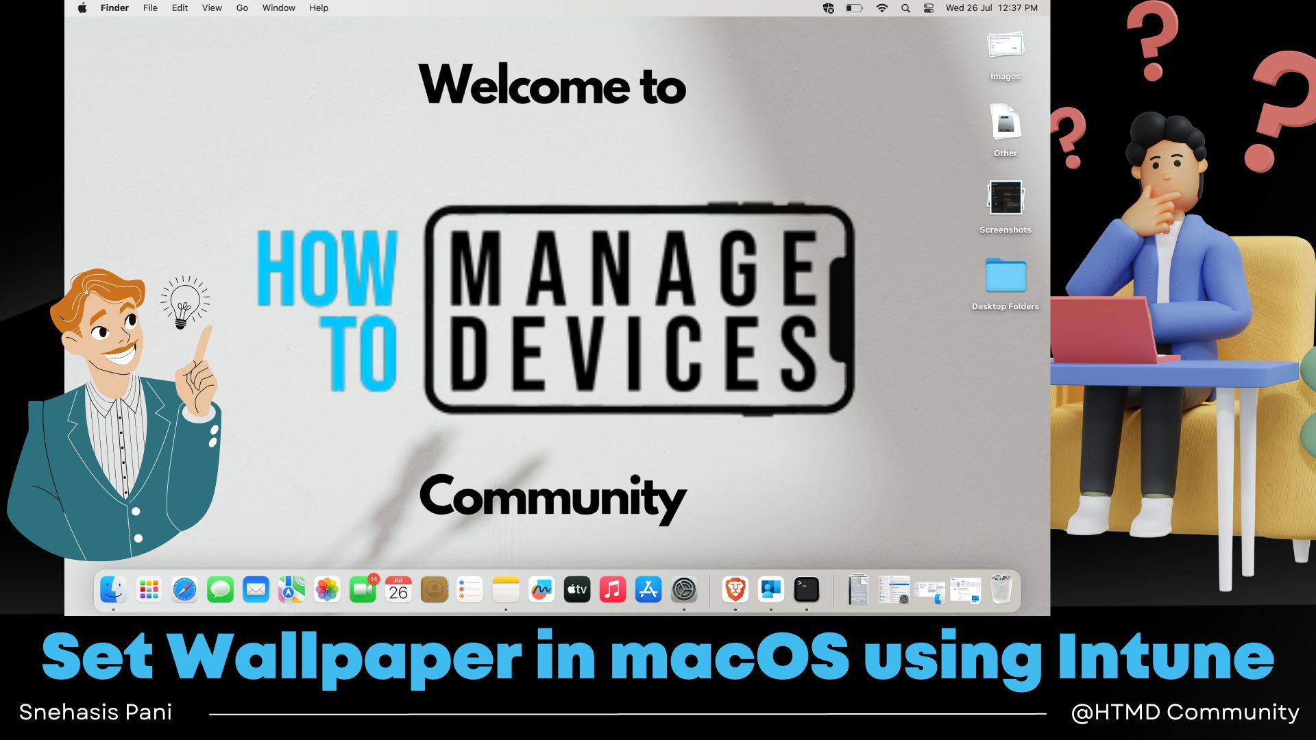 How to Set wallpaper in macOS using Intune